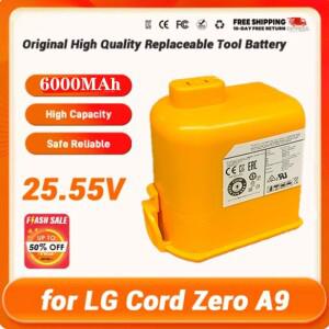 5000mAh CordZero 배터리 A9/P9/A9S 진공청소기용, KC 인증, EAC63382201/04 호환 LG A9 교체용