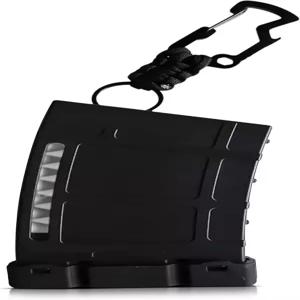 티맥스 골프 티 홀더 - 벨트 또는 가방용 블랙 클립온 캐디 최대 18개의 티를 보관할 수 있음 내구성이