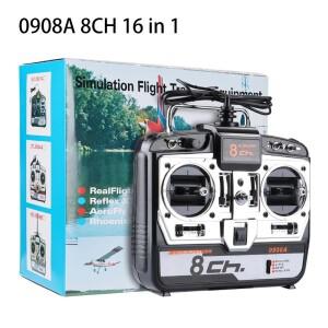 RC FPV 레이싱 드론 헬리콥터 쿼드콥터용 비행 시뮬레이터, W/ CD 지지대 G7 피닉스 5 XTR, 0904A, 6CH, 16