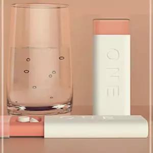 방수 위생적인 알약케이스오렌지화이트 필수템 밀폐 휴대용 스카이블루 1WF8FDEB3