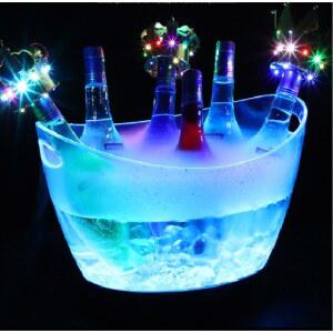 LED 아이스 버킷 클럽 와인 얼음통 노래방 쿨러 양주