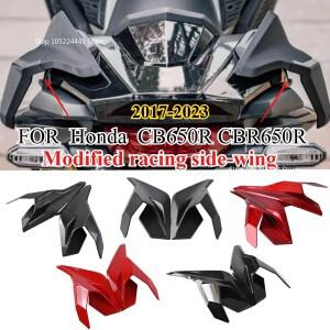 혼다 2017-2023 CB650R - 개조된 에어 사이드 윙으로 후면 레이싱 윙 보호 워터 트랜스퍼 프린팅 공정