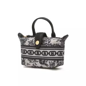 헤지스 HAZZYS WOMEN ACC 네이비 패턴 가죽 동전지갑 HIHO5F650N3 133666