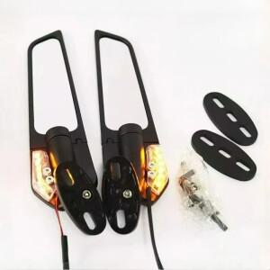 스즈키 GSX250R, 혼다 CBR650R용 고정 날개가 있는 Uiz 바이크 오토바이 수정, 윙 미러가 백미러