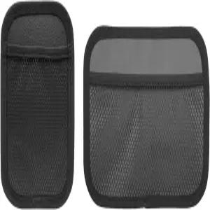 이노라이프 자동차 넷 포켓 사이드 어수선한 수납 휴대폰 홀더 강력 페이스트 정리함 8 x5.75 (1pcs L+1pcs