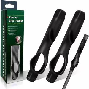 2팩 골프 그립 트레이너 트레이닝 보조 클럽 오른손 올바른 손 자세 훈련에 도움을 줍니다