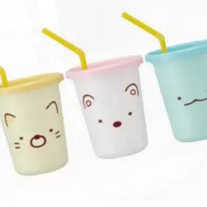 캐릭터 빨대컵 320ml 3개 세트 스포츠물병 캠핑 텀블러 물컵 스트로우 초등 사무실