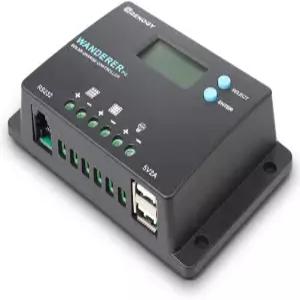 깊은 사이클 밀봉 젤 및 침수 배터리를 위한 LCD 디스플레이가 있는 Renogy 10A 12V/24V PWM 포스트티브