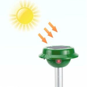 두더지 동물 가정용 태양 초음파 램프 퇴치기 해충 야외