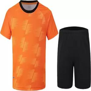 다니 친스 보이즈 루즈 액티브 반팔 셔츠 스포츠 유니폼과 운동용 메쉬 반바지 세트