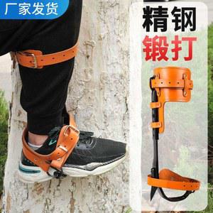 가죽 승족기 나무타기 도구 스파이크 하프 신발 단조 과수원 나무 장비 갈고리 버클형 안전
