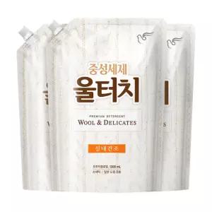 피죤 울터치 중성세제 1300ML 3개