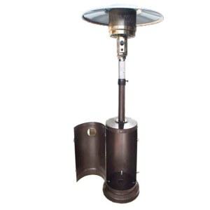 대형 야외 히터 우산형 파티오 휴게실 블랙 전열기 타옵션 모델 캠핑 장치 상업용 난방기