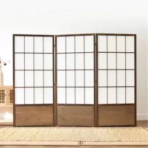 한옥 원목 파티션 공간분리 인테리어 한식당 카페 가벽