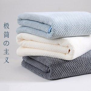 BOLUOGE 대형 목욕 타올 두꺼운 흡수성 속건성 비치 산호 양털 가정용 성인