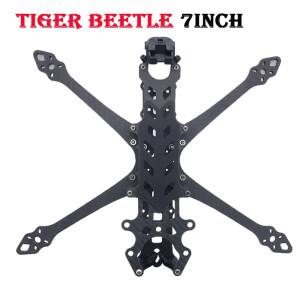 YSIDO 타이거 비 FPV 탄소 섬유 프레임, APEX 마크 4 프리스타일 RC 레이싱 드론 쿼드콥터용, 7 인치, 295m
