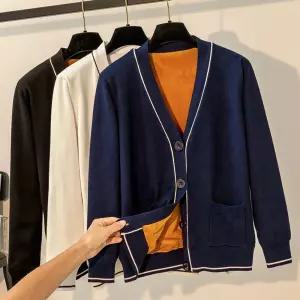 사 가디건 요양보호사 스웨터 병원 안감 기모 유니폼 상의