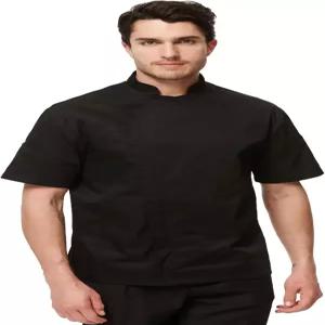 구올라미 남성 셰프 코트 전문 재킷 지퍼와 쿨 벤트 측면 패널 2947M