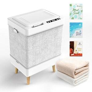 VIPBATH 35L 접이식 수건 대형 절약 획득 2개 표시등 고온 일체형 워머 공간 디자인 버킷 인증 난방 3개 장착 로브 ETL