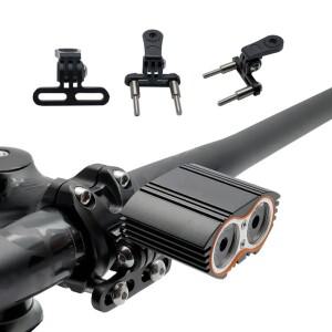 1pcs 자전거 헤드 라이트 브래킷 스템 마운트 알루미늄 합금 사이클링 프론트 홀더 클립 카메라 스탠드 커