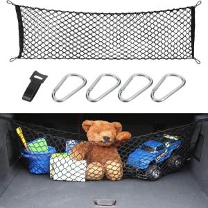 바이호 카고 네트 후크가 있는 조절 가능한 트렁크 수납 자동차 액세서리 외부 탄성 신축성 테일게이트