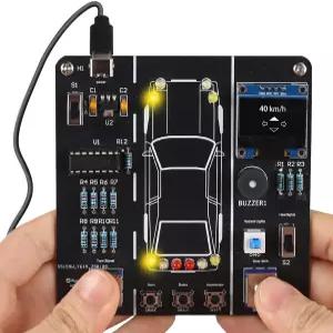 고등학생 및 대학생 학습을 위한 미요우 DIY 자동차 운전 시뮬레이션 납땜 연습 키트 전자 프로젝트