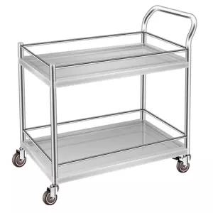 스테인레스 웨건 레스토랑 이동식 선반 카트