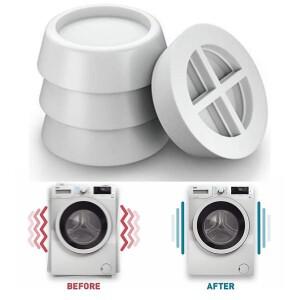 4개 세트 세탁기 진동 방지 패드 고무 다리 매트 가구용 소음 감소 받침대