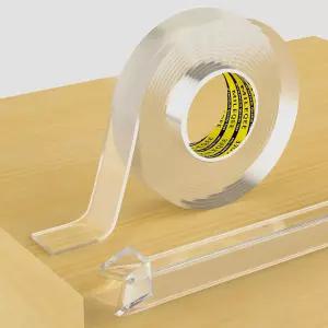 클리어 엣지 프로텍터 스트립 0.8인치 x 9.84피트 샤프 랩 커버 테이프 캐비닛 도어 데스크 유리 테이블