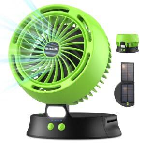 ASTARAMA 태양열 휴대용 충전식 LED 여행용 조용한 4가지 캠핑 랜턴 무선 실외 포함 책상 실내 그린 패널 0PERATED 속도 배터리 USB