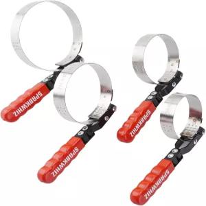 스파크위즈 오일 필터 렌치 세트 제거 도구 2-3/4인치 - 5-1/4인치