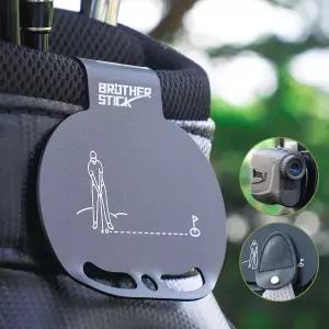 남성용 골프 가방 액세서리용 브라더 스틱 금속 랜딩 패드 마그네틱 타월 레인지파인더 스트랩 액세서리