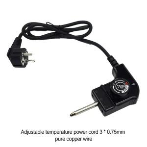 조절 가능한 온도 전원 코드 전기 베이킹 팬 팬케이크 핫팟 제어 편리하고 실용적인 안전