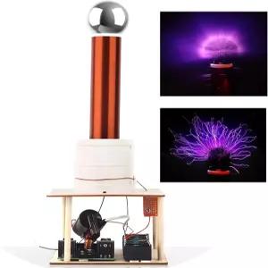 테슬라 코일 DIY 키트 물리 교육용 PEMENOL 터치 가능 플라즈마 볼 스파크 갭 아크 발생기 대학 전자 인공