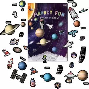 마그네틱 휴대용 플레이보드 태양계 행성 우주 공간 놀이 장면 교육용 세트(39개)