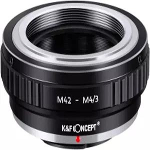 K F 컨셉 M42 렌즈에서 마이크로 4/3 렌즈 어댑터 나사 마운트에서 M43 MFT 올림푸스 PE 파나소닉 루믹스에