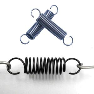 오프닝 후크 스트레칭 및 백 코일 스프링 강철 직경: 1.0mm,1.5mm,2.0mm, 외경: 10mm