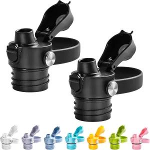 하이드로플라스크 표준 입용 XACIOA 플립 뚜껑 교체 좁은 물병용 스파우트 캡 간단한 현대식 철제 플라스크