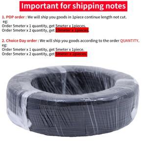 5M/50M 단일 코어 와이어 UL1007 PVC 주석 도금 구리 라인 14/16/18/20/22/24/26 AWG 솔리드 코드 LED DIY