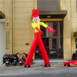 춤추는 풍선 양쪽 흔들리는 벌룬 기둥 다리 인형 에어 삐에로