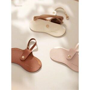 가죽 안경 케이스 wri 하드케이스 튼튼한 슬림 이태리 단추달린 B71