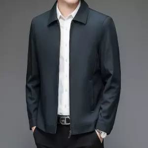 아이언하트 남자 검정 여름 캐주얼 스탠드 정장 루즈핏 칼라 탑 봄가을 정장자켓 재킷 지퍼 바람막이 KKE1