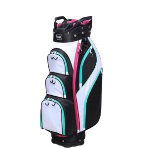 마젝 프리미엄 여성 블랙 화이트 청록색 80년대 1980년대 레트로 테마 골프백