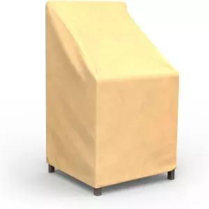 버즈 올시즌 파티오 의자 스택 커버 / 바스툴 (Tan)