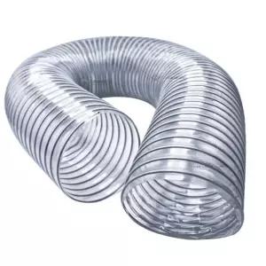 집진 호스 우레탄 덕트 투명 플렉시블 자바라 파이프 연결 환기 방지 정전기 연장