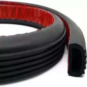 PACIXU D 모양 폼 고무 씰 스트립 자동차 보트 RV 슬라이드 아웃 해상 차고 문/창문 등을 위한 1인치 자가