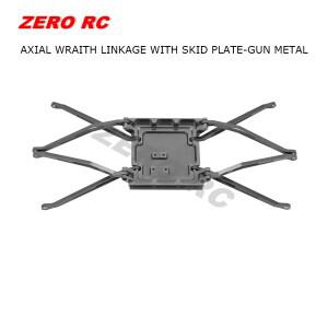 1/10 RC 자동차 액시얼 레이스 풀 메탈 센터 기어박스 스키드 플레이트, 8 서스펜션 링키지 로드 건 컬러
