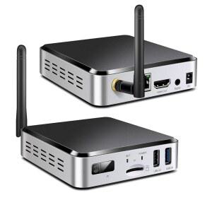 Geniatech APC329L Android 11.0 스마트 TV 박스 HD 4K, HDMI 디지털 사이니지 플레이어, 산업/상업용 광고 메뉴 디스플레이용 미니 PC WiFi 블루투스 비디오 플레이어