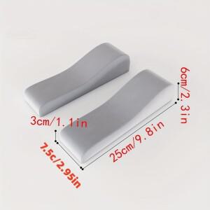 1팩, 두 가지 색상 선택 가능, 팔걸이 패드, 의자 높이 조절기, 두꺼운 커버, 사무실, 게임용, 메모리 폼,