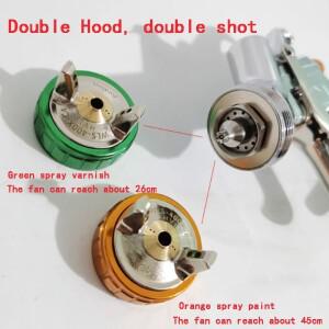 대만 아시안 드래곤 400X 페인트 스프레이 건 자동 1.4 구경 고분무 절약 이중 용도